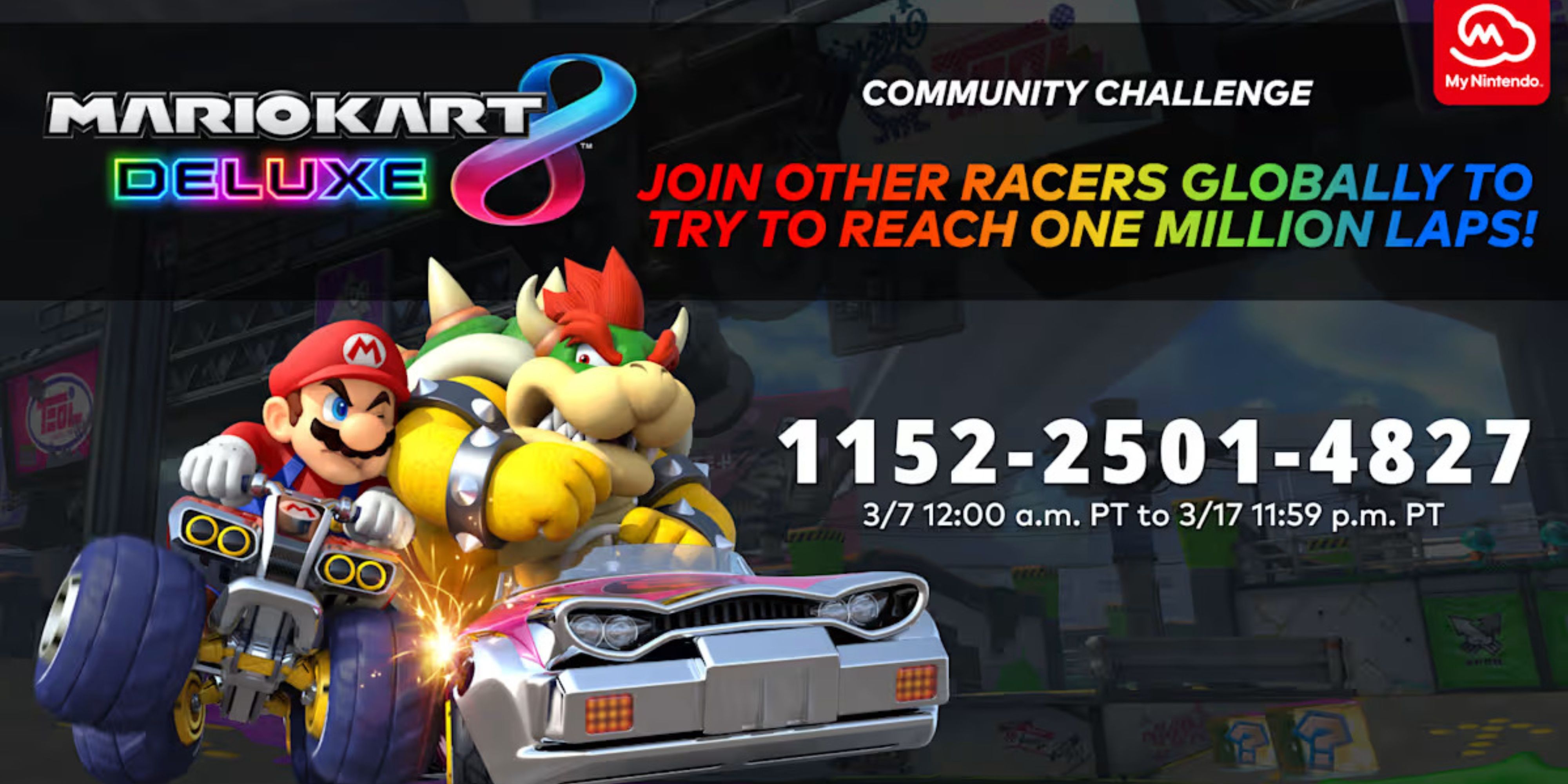 mario kart 8 deluxe mario day community challenge details.