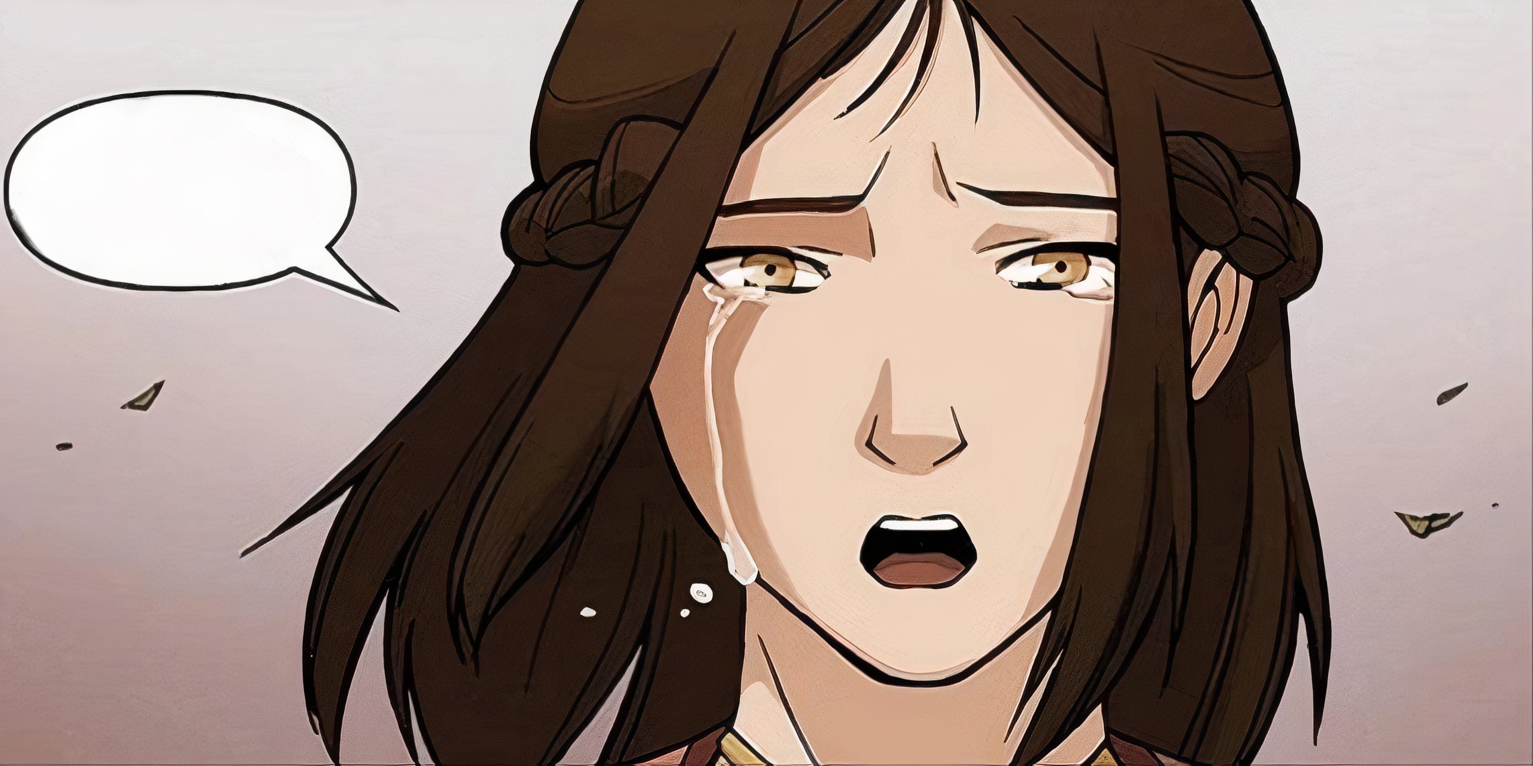 A teenage Ursa weeps. 