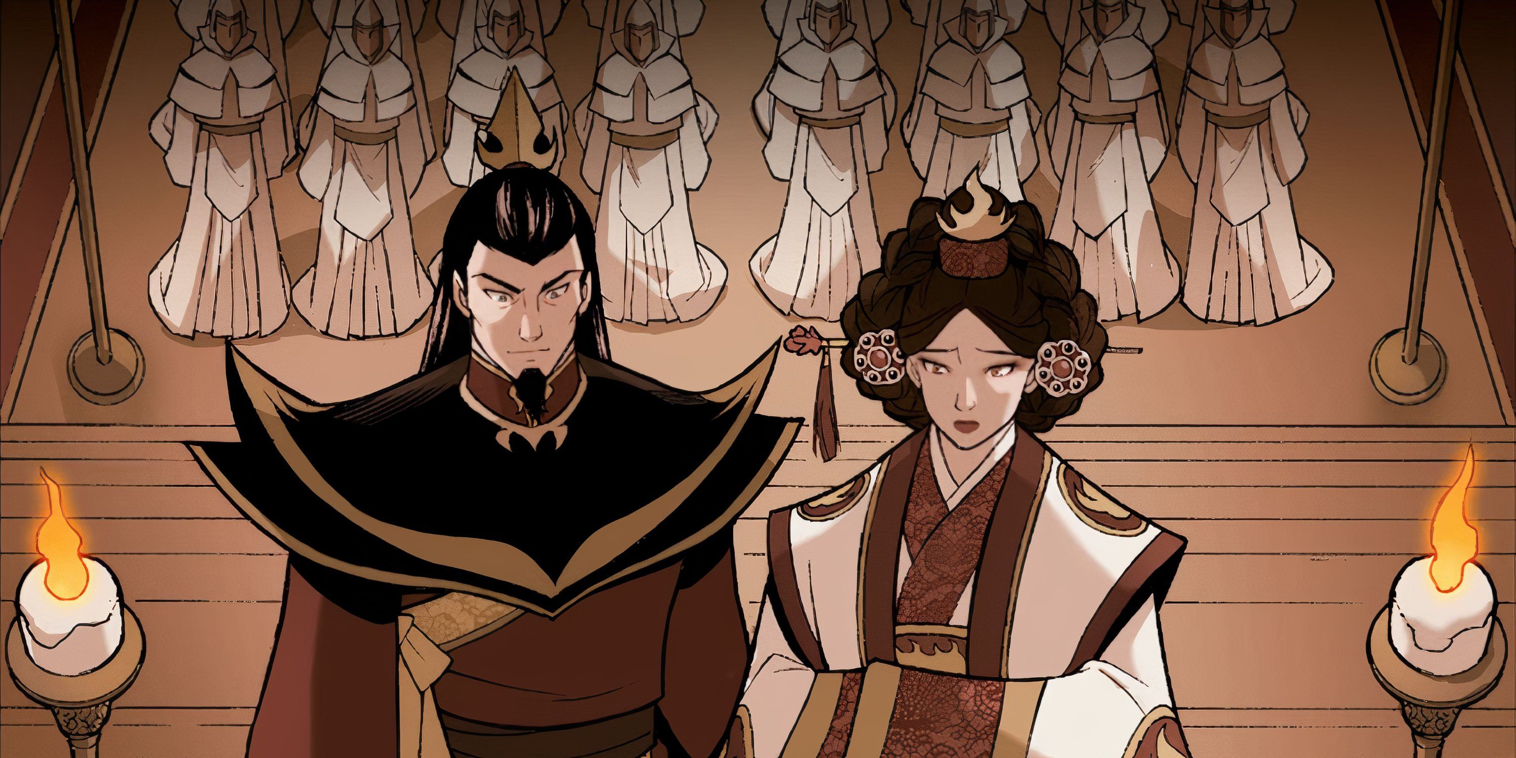 Ursa and Ozai's marriage ceremony.