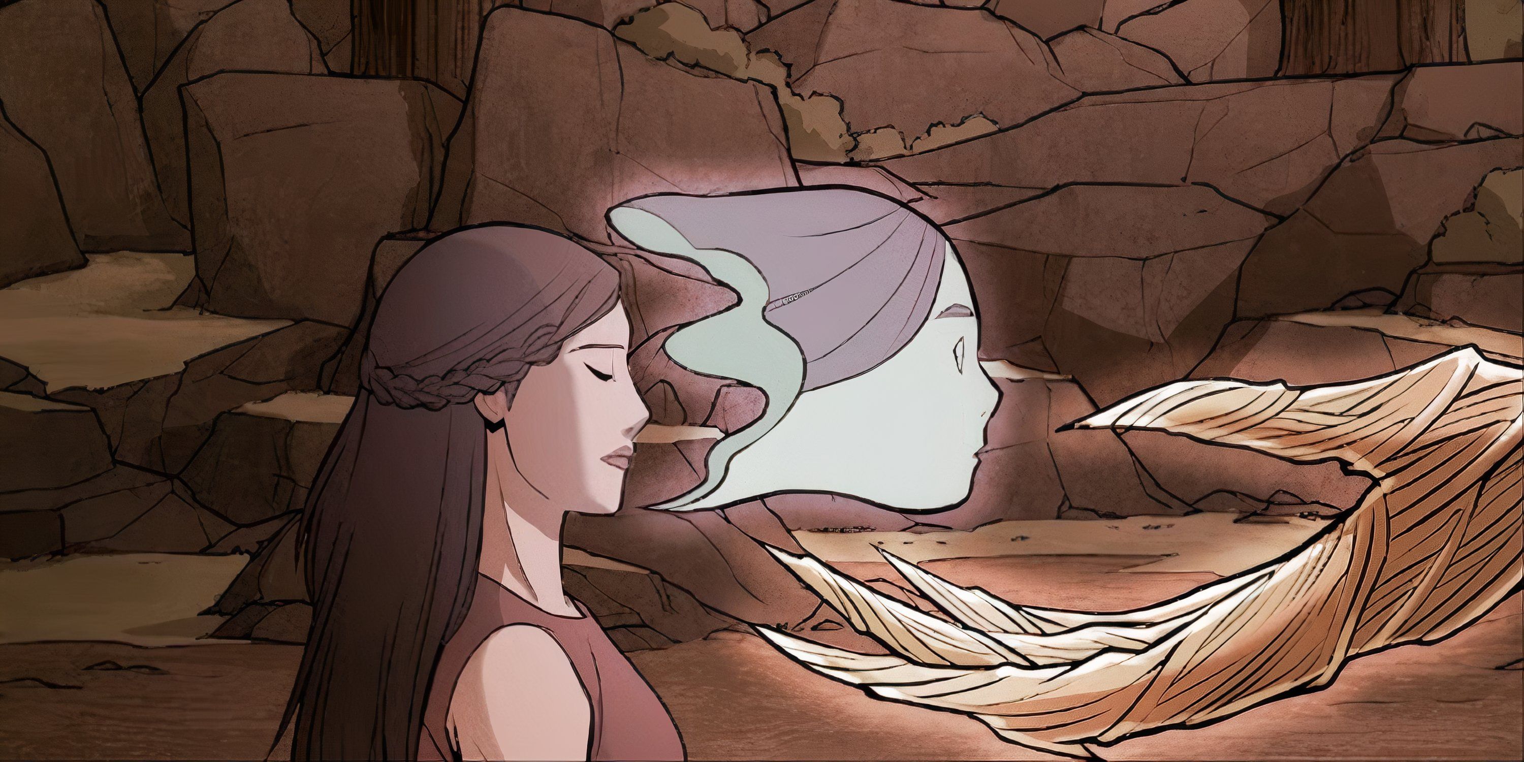 Ursa is gifted a new face by the Mother of Faces.