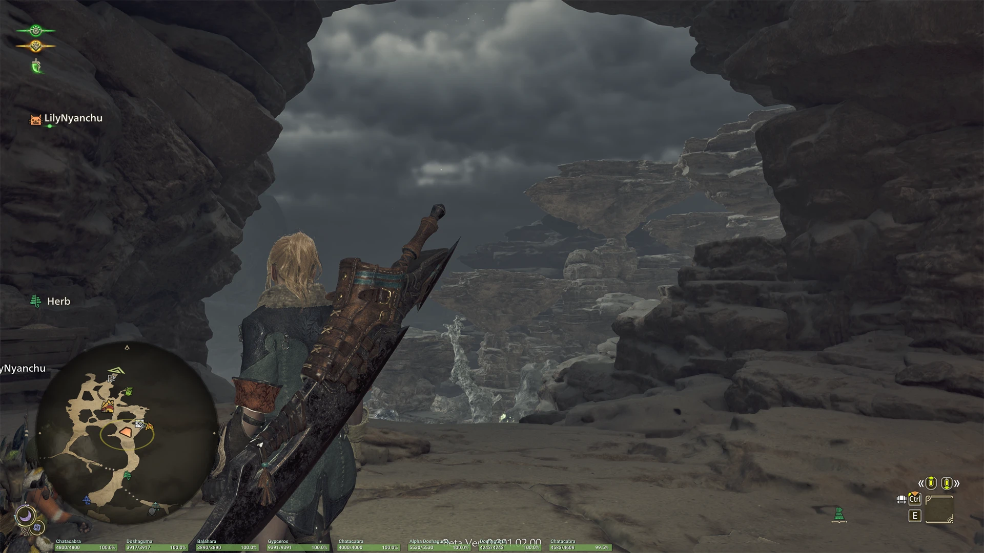 A mod that adds health bars to Monster Hunter Wilds.