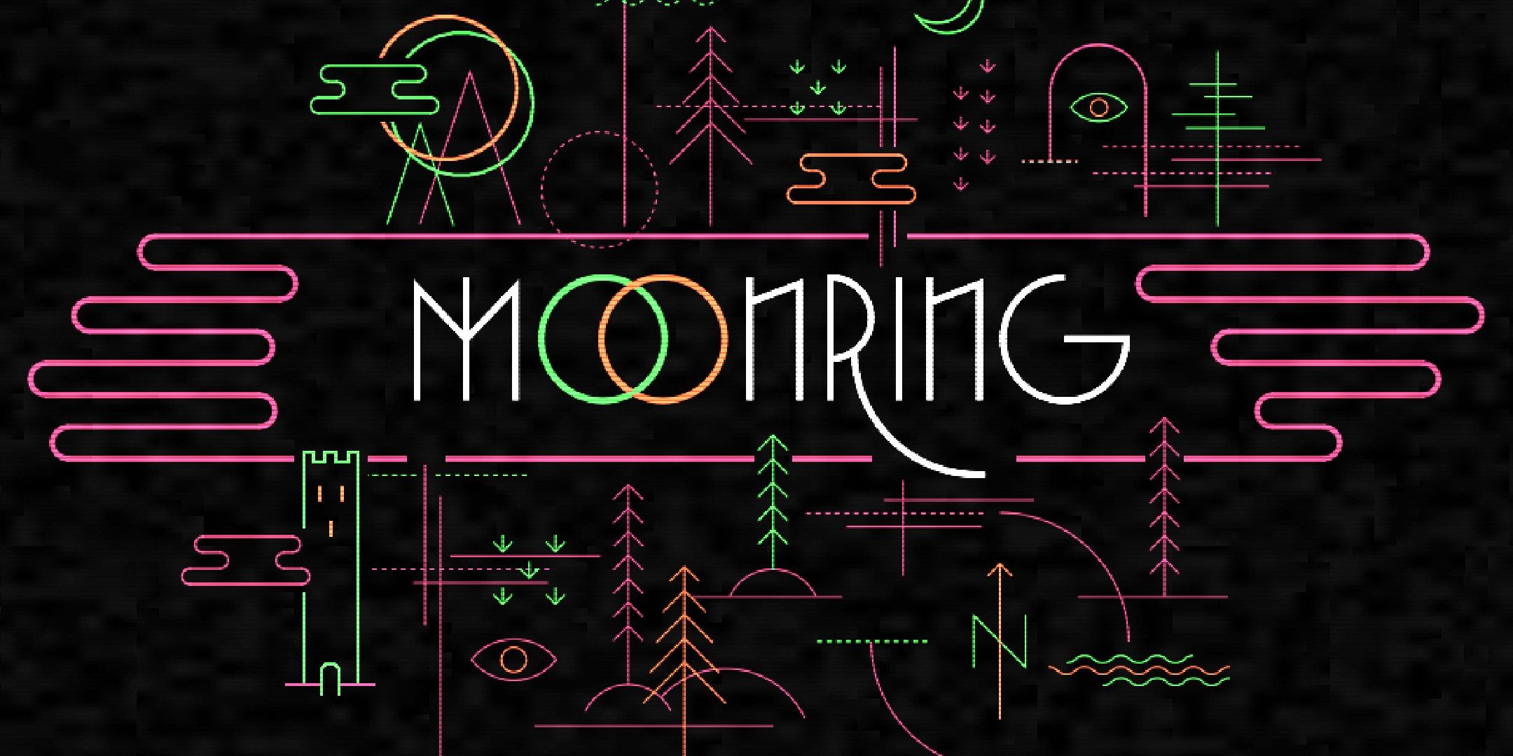 Moonring image showing its logo.