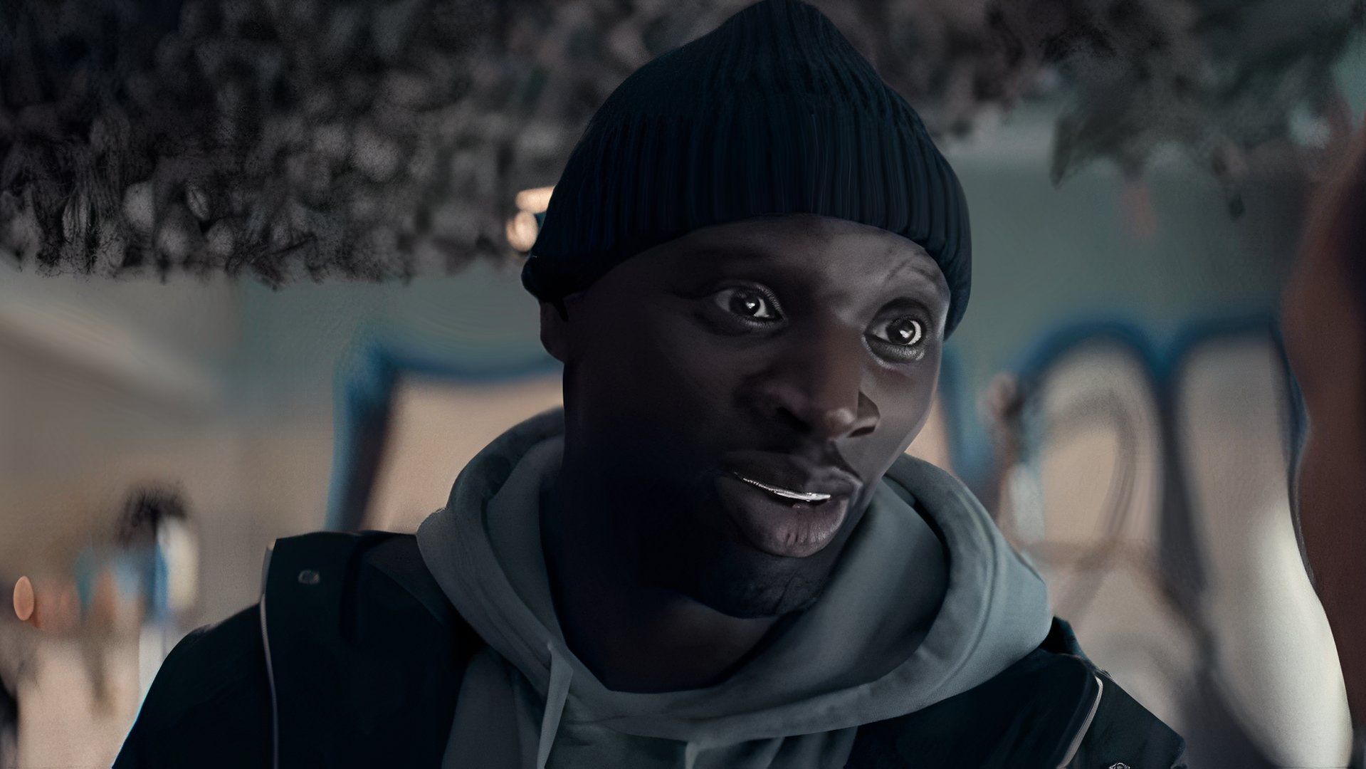 Omar Sy as Assane Diop in Lupin.