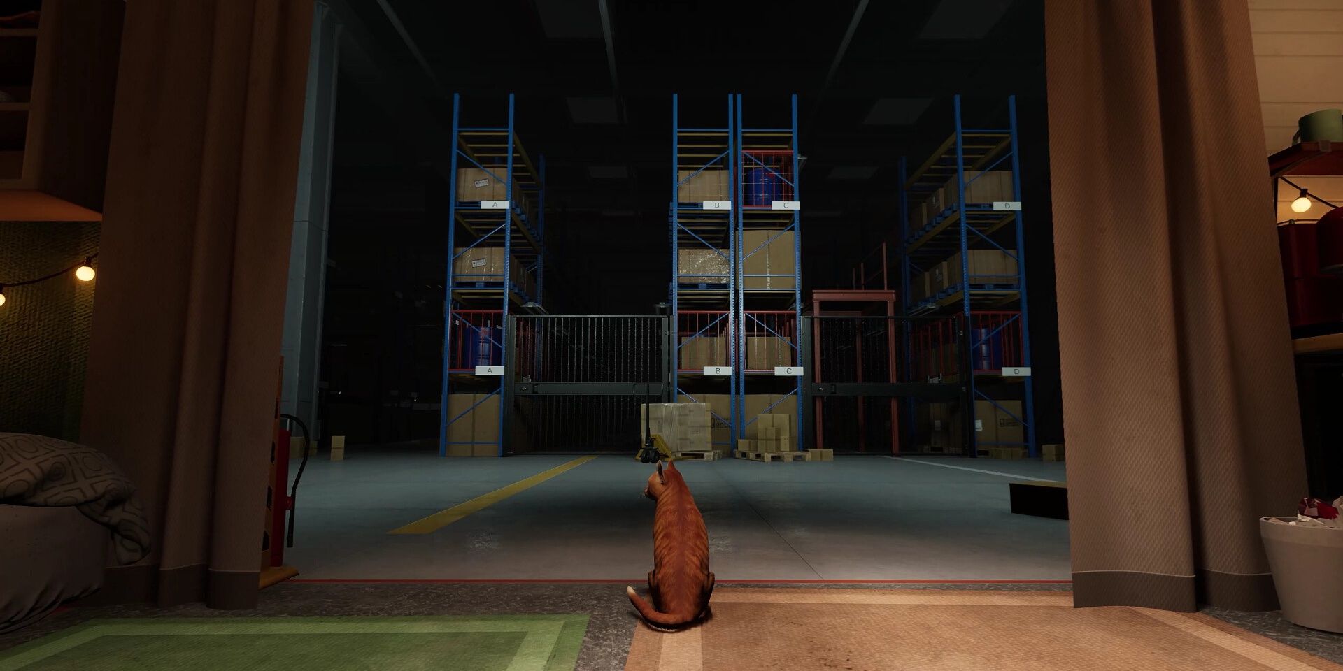 Order 13: The safety of the storage room and the darkness of the warehouse.