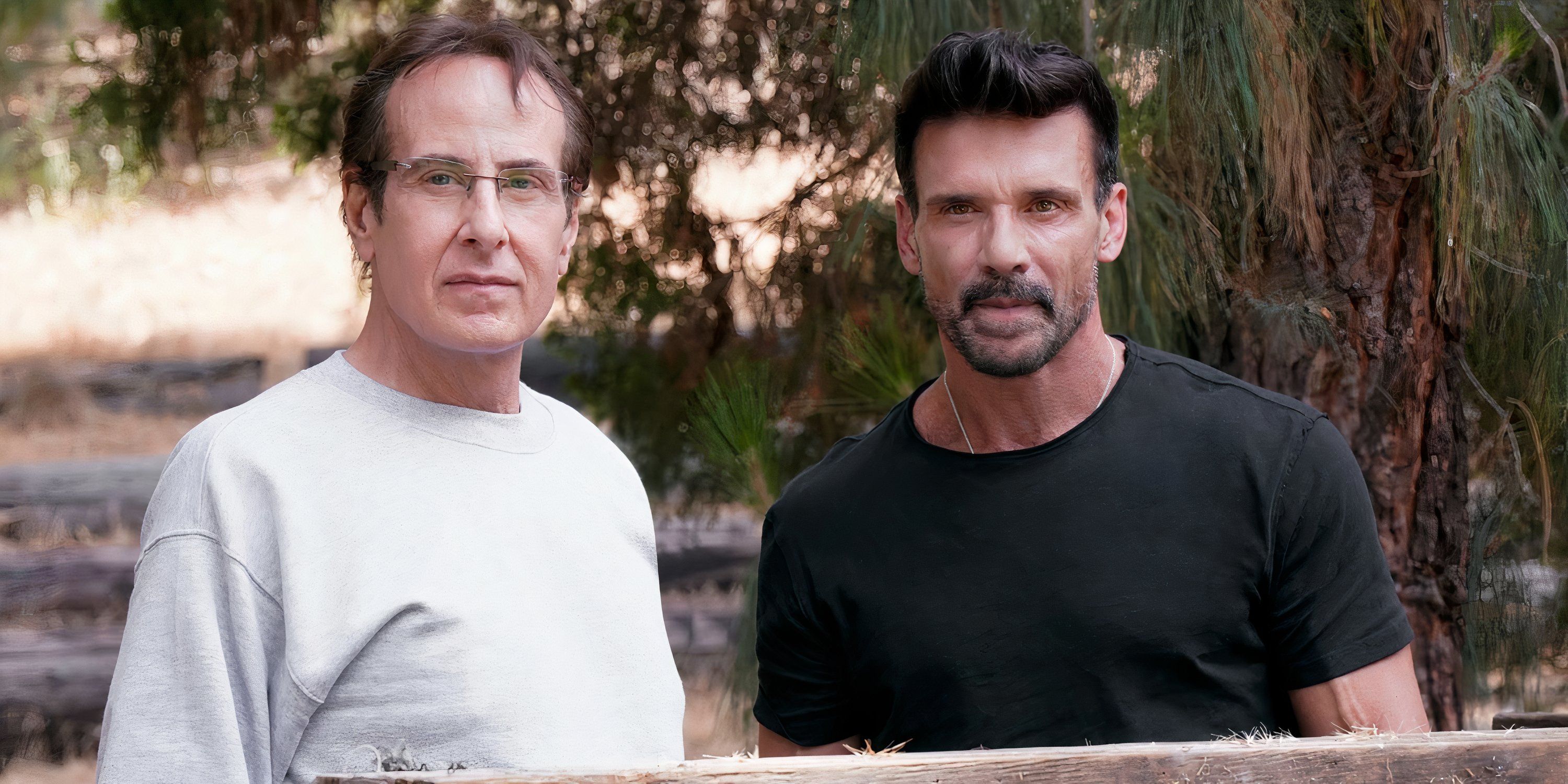 Paul T. Goldman stands beside actor Frank Grillo.