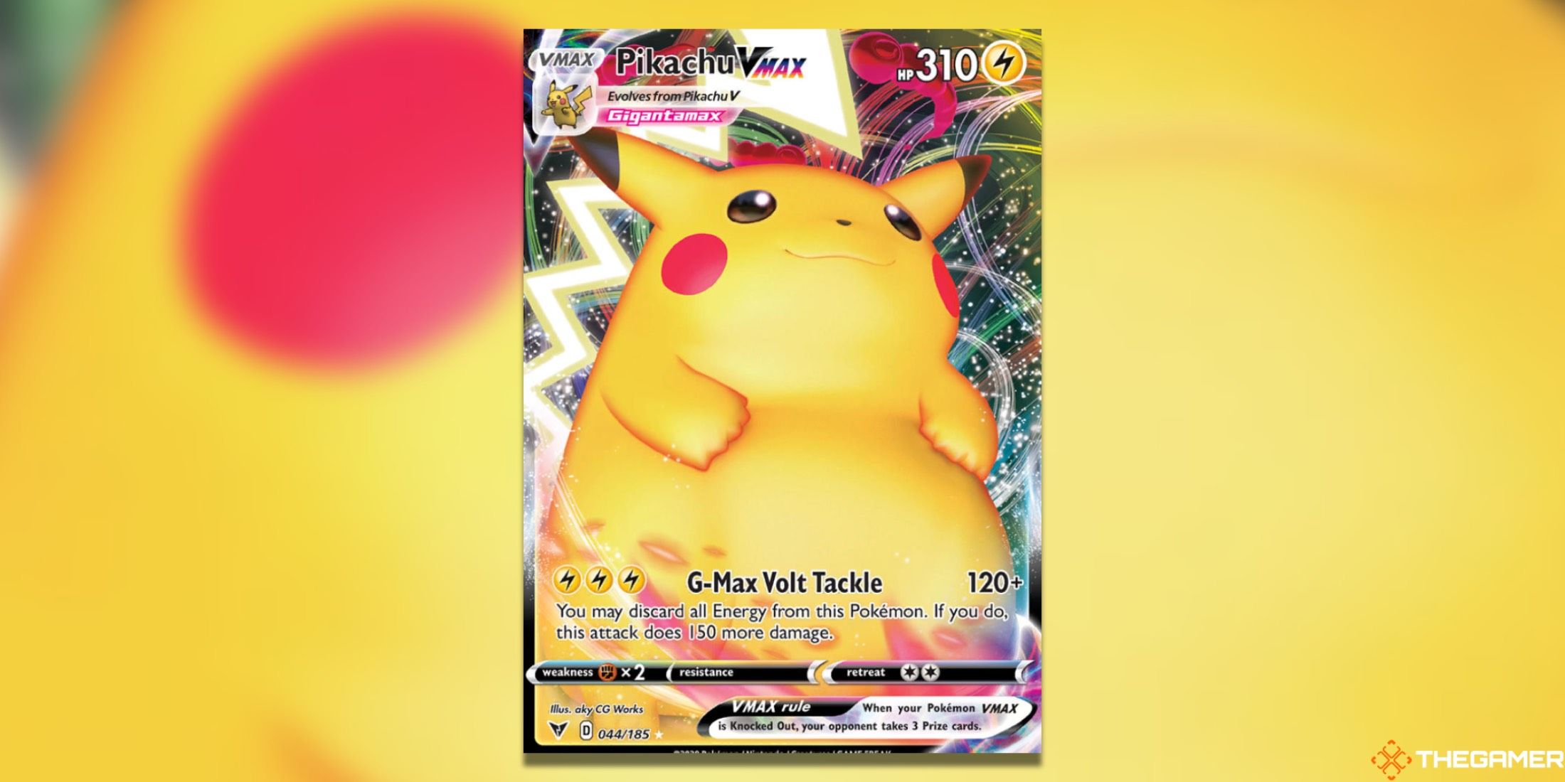 The Vivid Voltage Pikachu VMAX Ultra Rare in the Pokemon TCG.