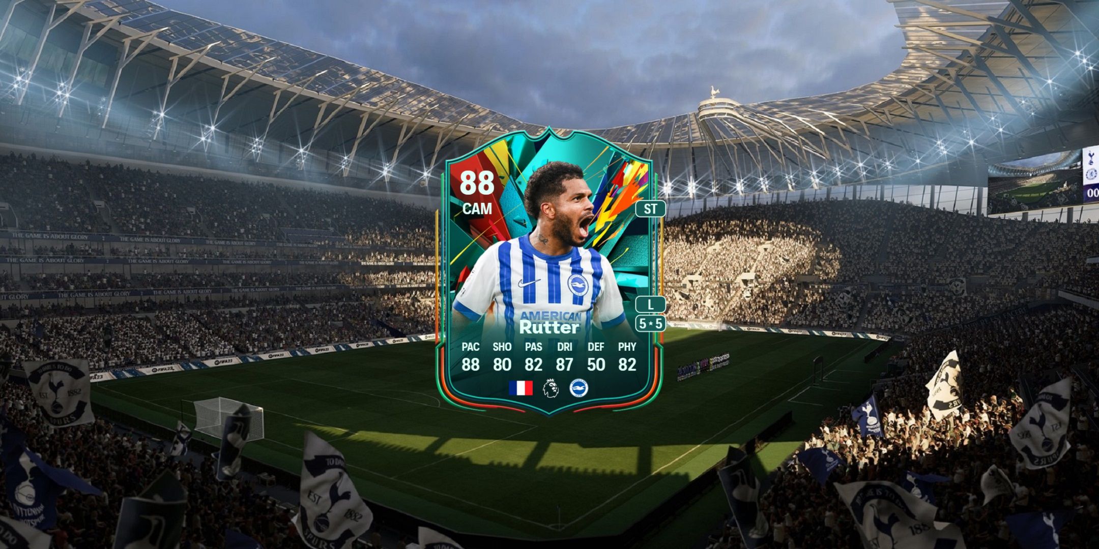 Rutter's card in EA Sports FC 25.