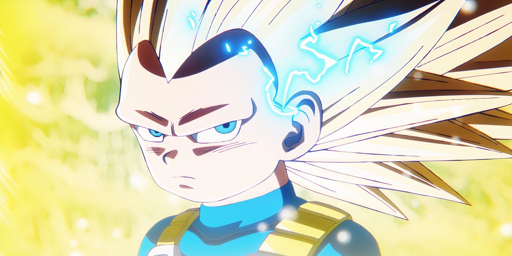 Super Saiyan 3 Vegeta in Dragon Ball Daima.
