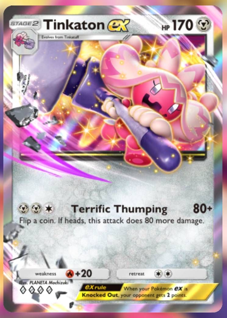 The Tinkaton ex card, from Shining Revelry.