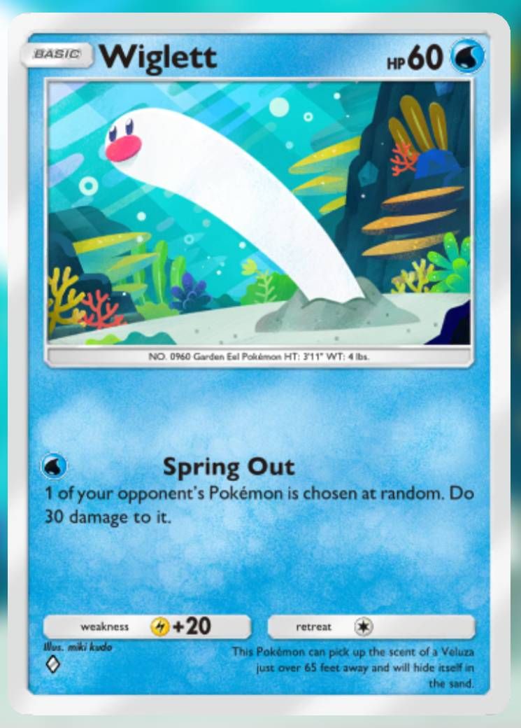 The Wiglett card, from Shining Revelry.