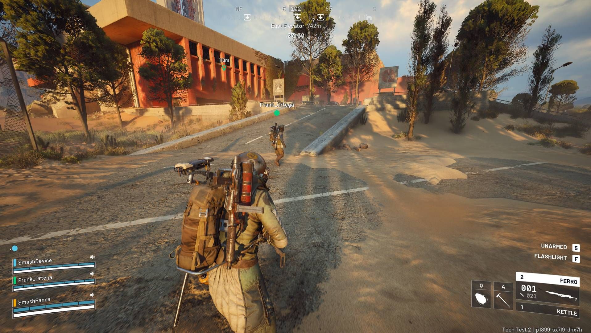 Arc Raiders - crossing a road.