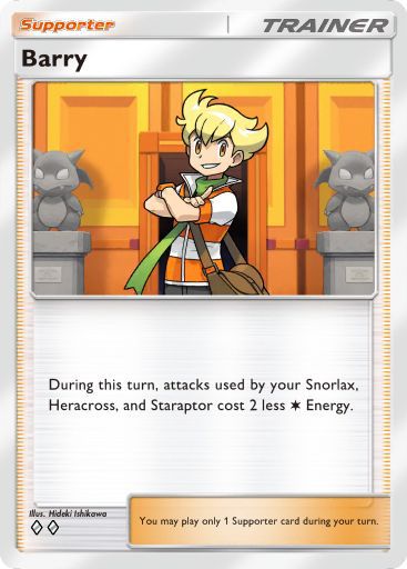 The Barry card in Pokemon TCG Pocket.