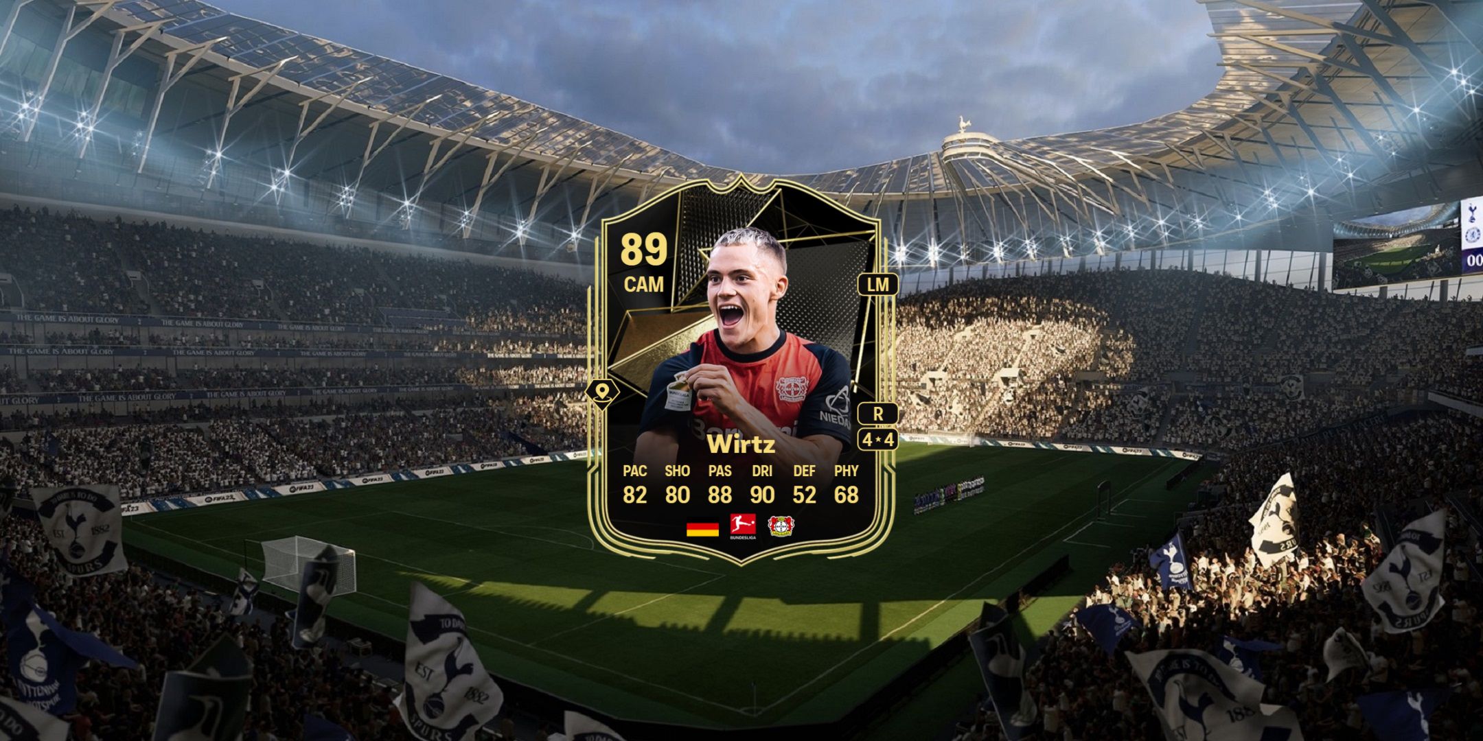 Florian Wirtz's card in EA Sports FC 25.