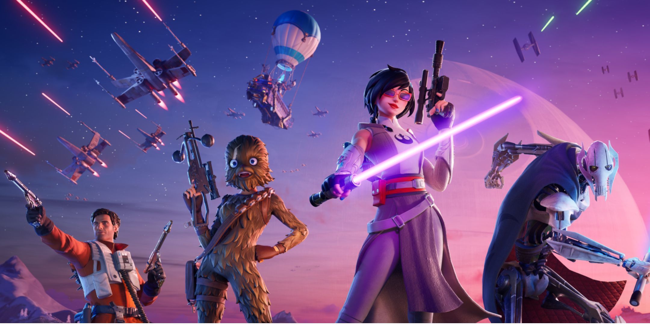 Some of the lineup of the Fortnite Chapter 6, Season 3 Battle Pass.
