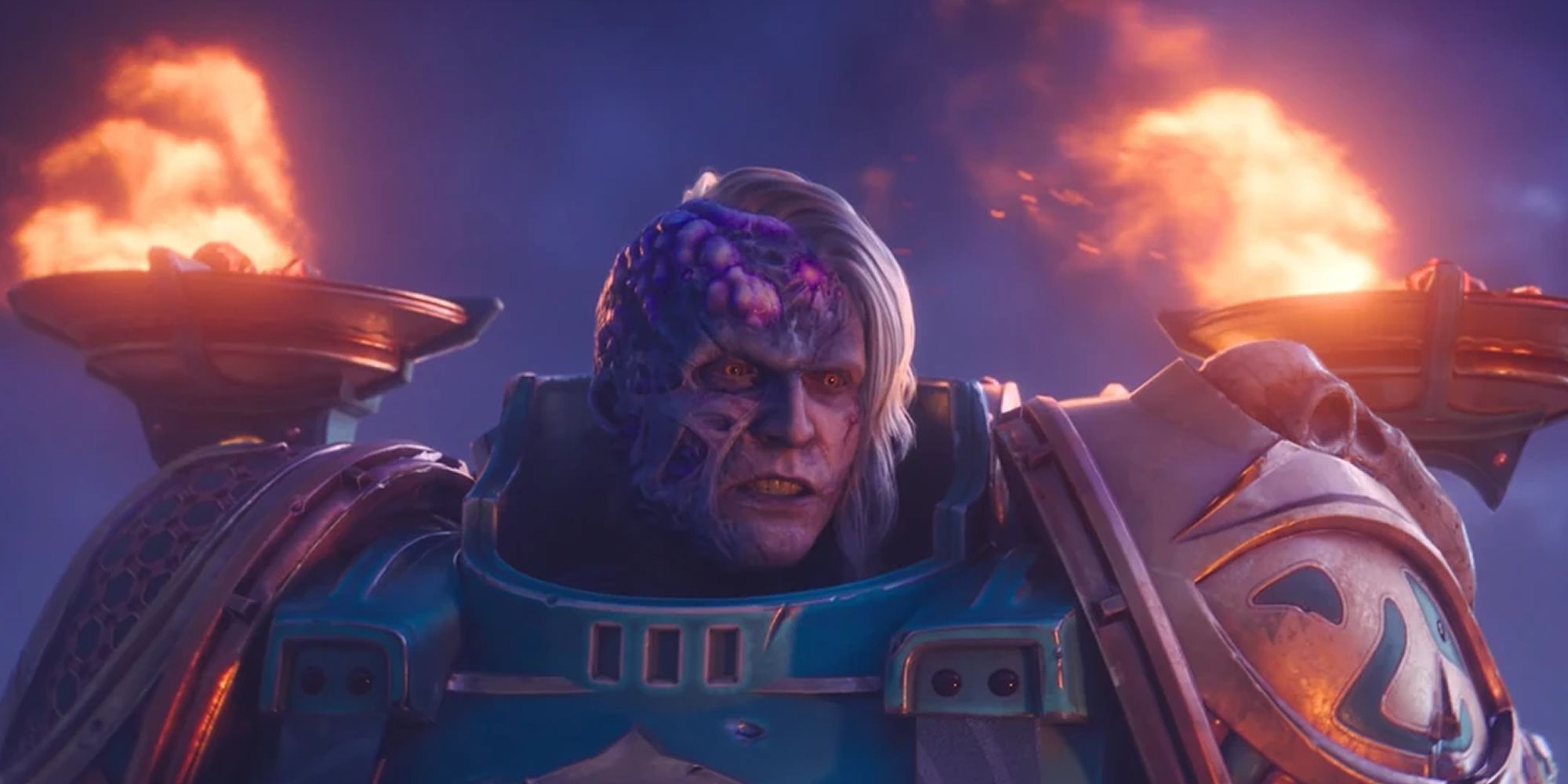Imurah's grimace in Space Marine 2.