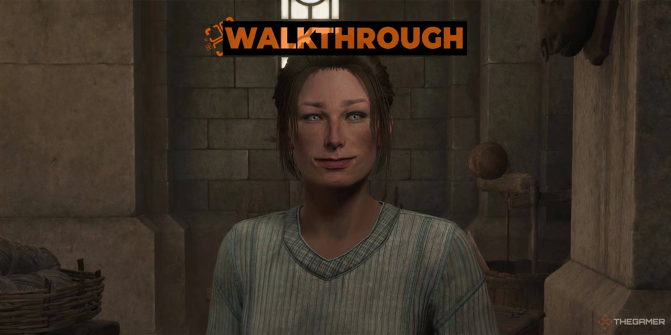 Jensine smiling at the player in Oblivion Remastered.