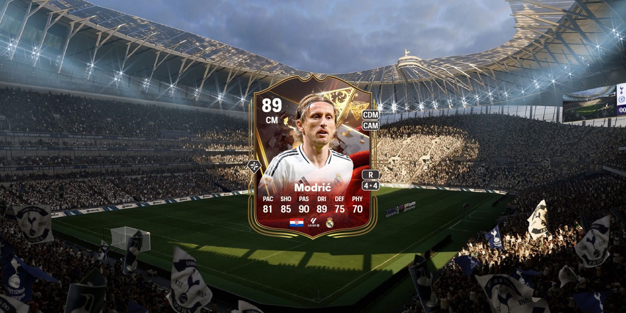 Luka Modric's card in EA Sports FC 25.