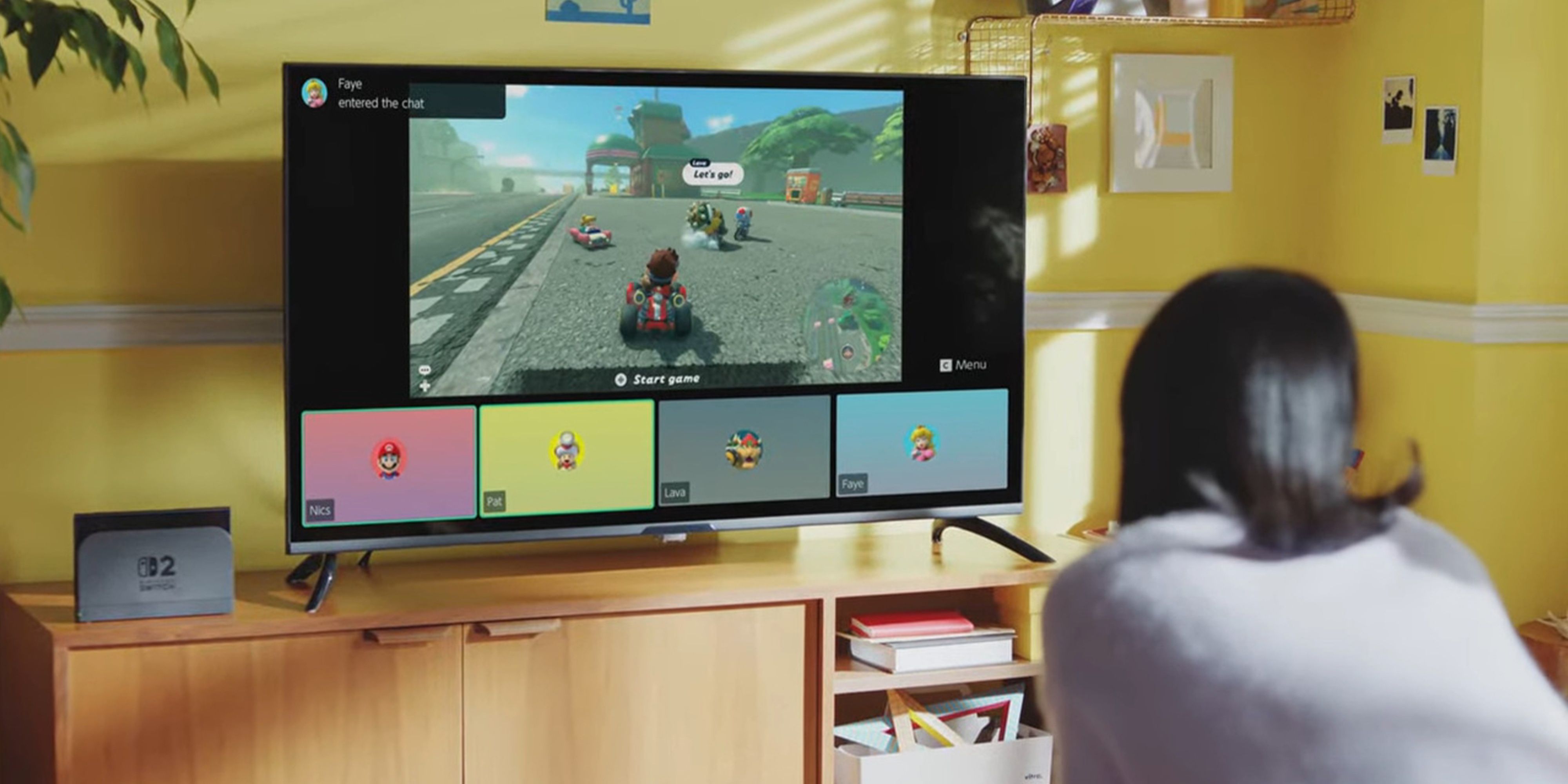 nintendo switch 2 game chat.