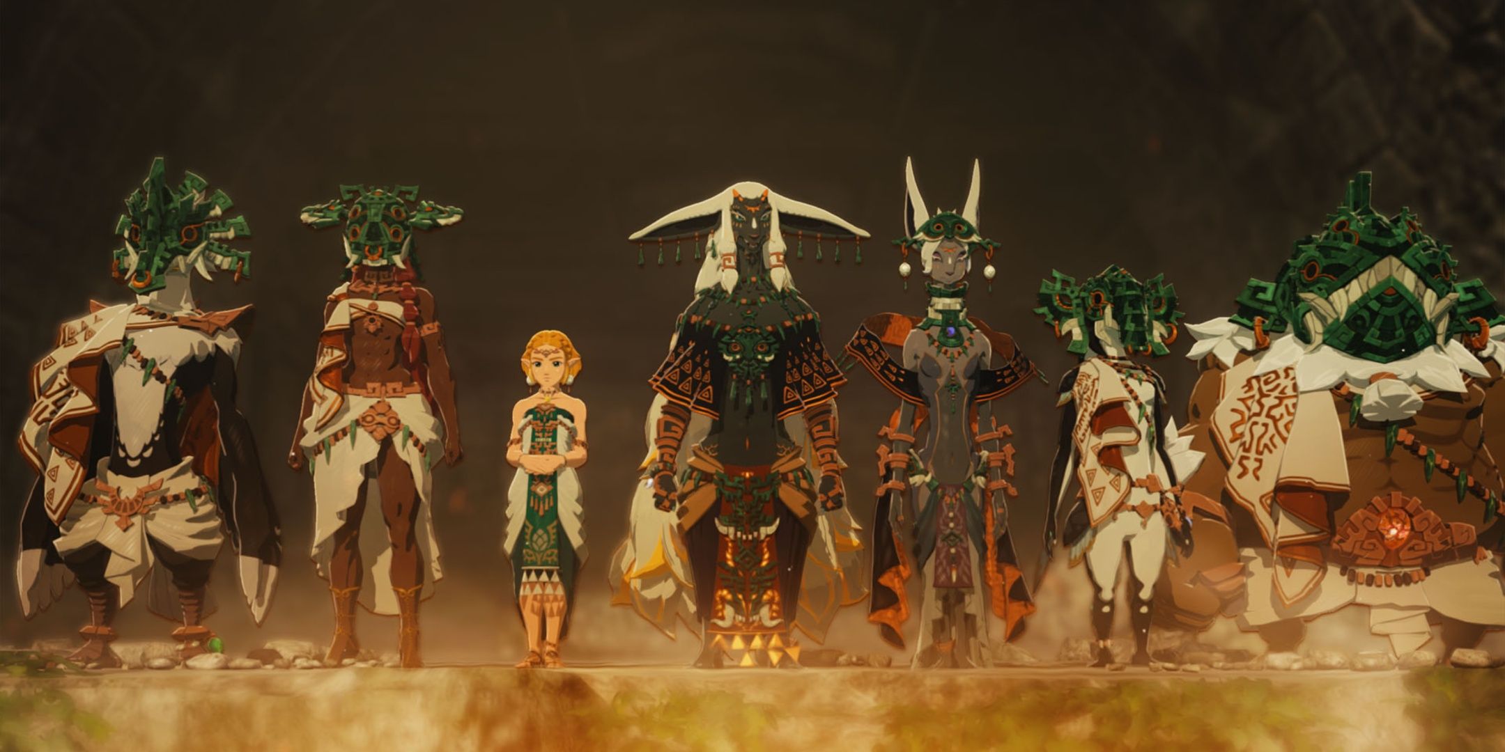 All of the champions in Hyrule Warriors: Age of Imprisonment. 
