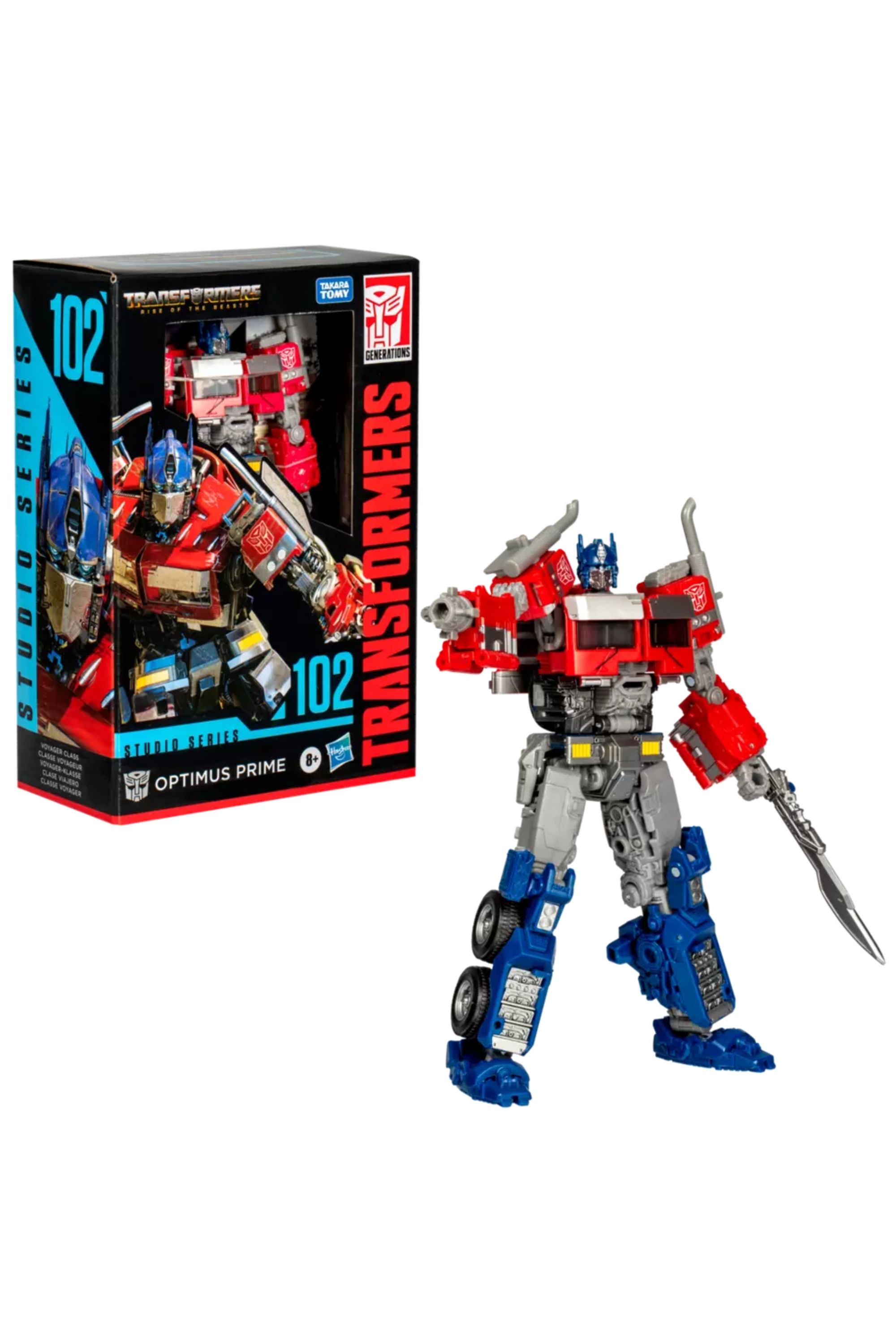 Transformers Studio Series Voyager Class Transformers: Rise of the Beasts 102 Optimus Prime.