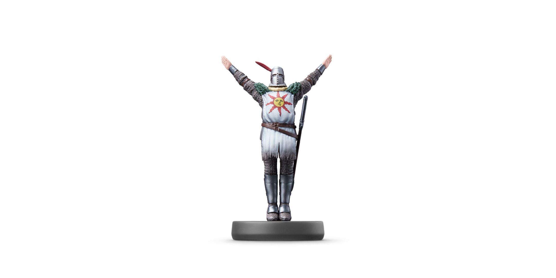 Solaire amiibo on a white background.