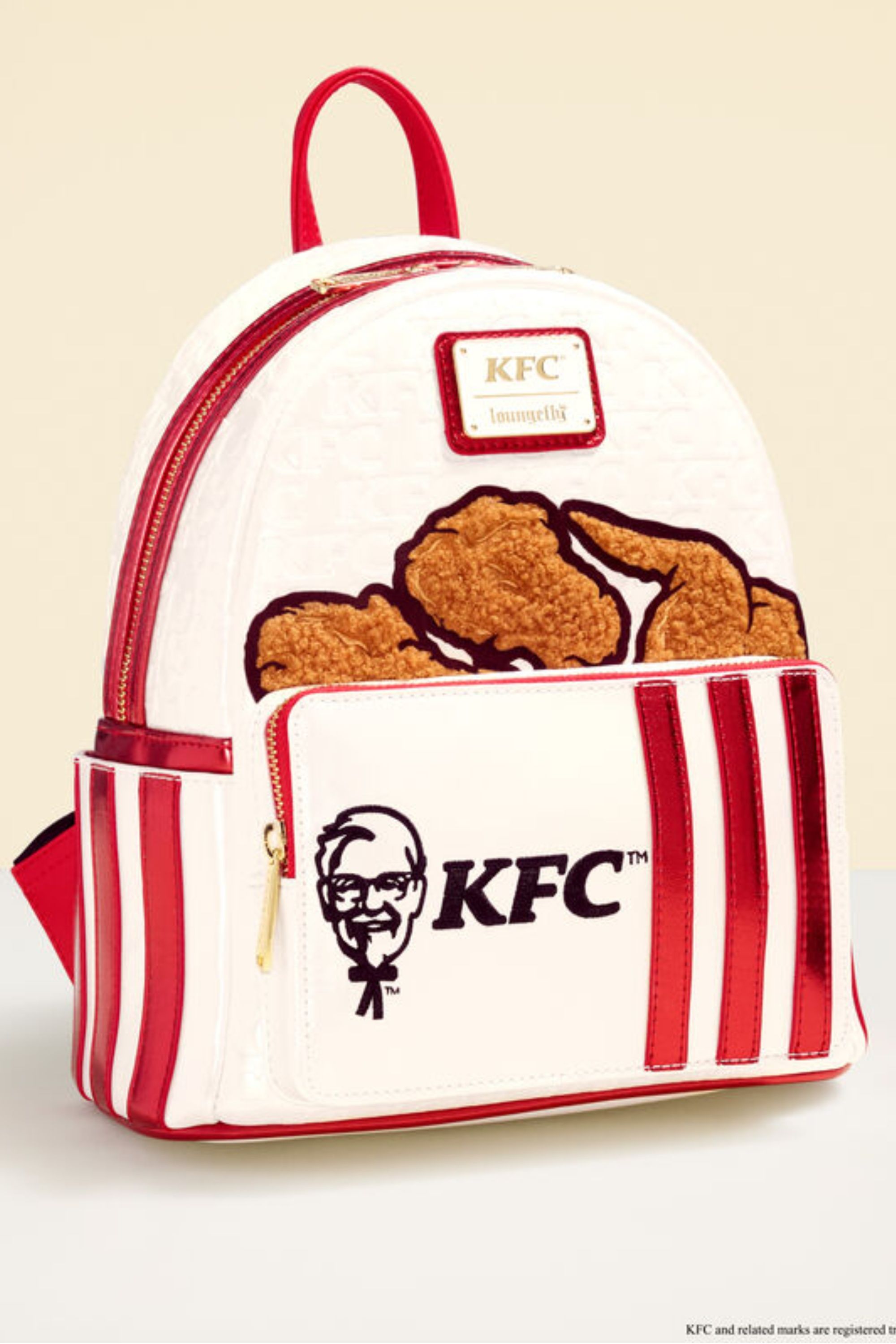 loungefly x kfc bucket backpack.