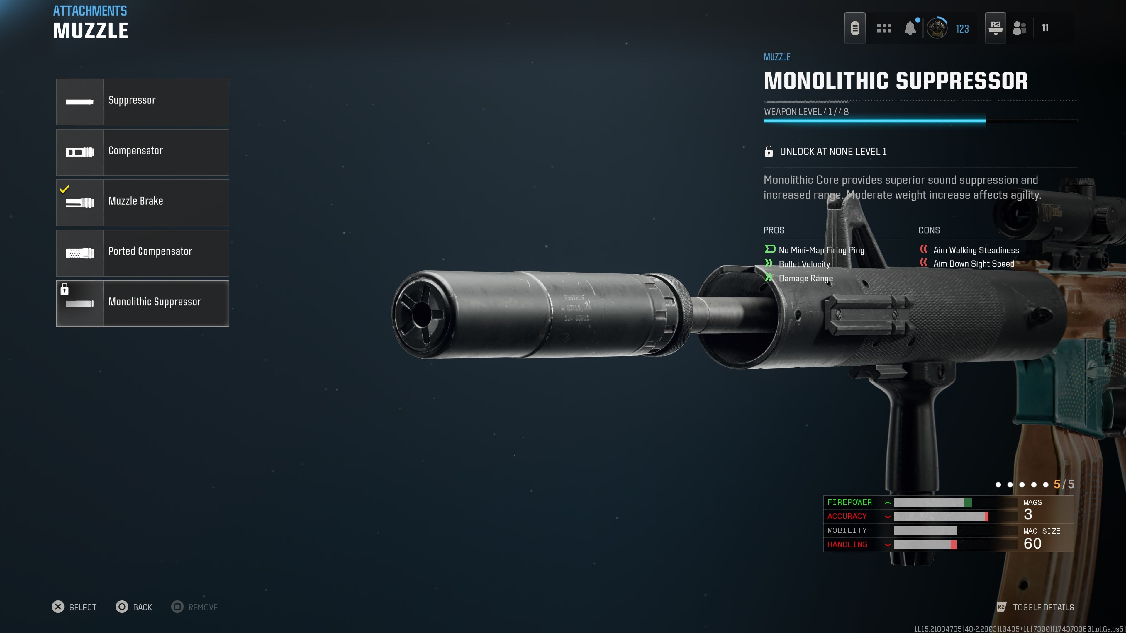 Monolithic Suppressor muzzle attachment - bo6