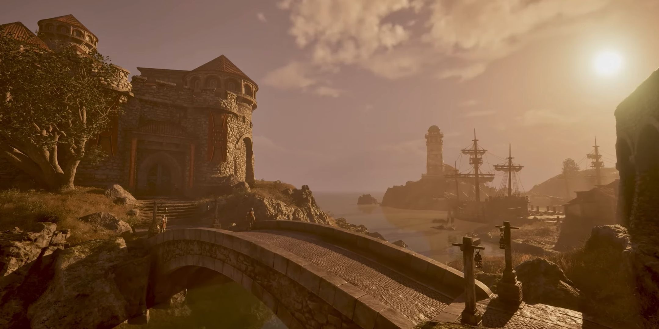 Oblivion Remastered Bridge Near Docks
