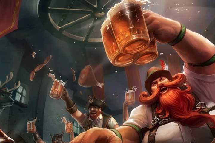 Oktoberfest Gragas Splash Art League of Legends