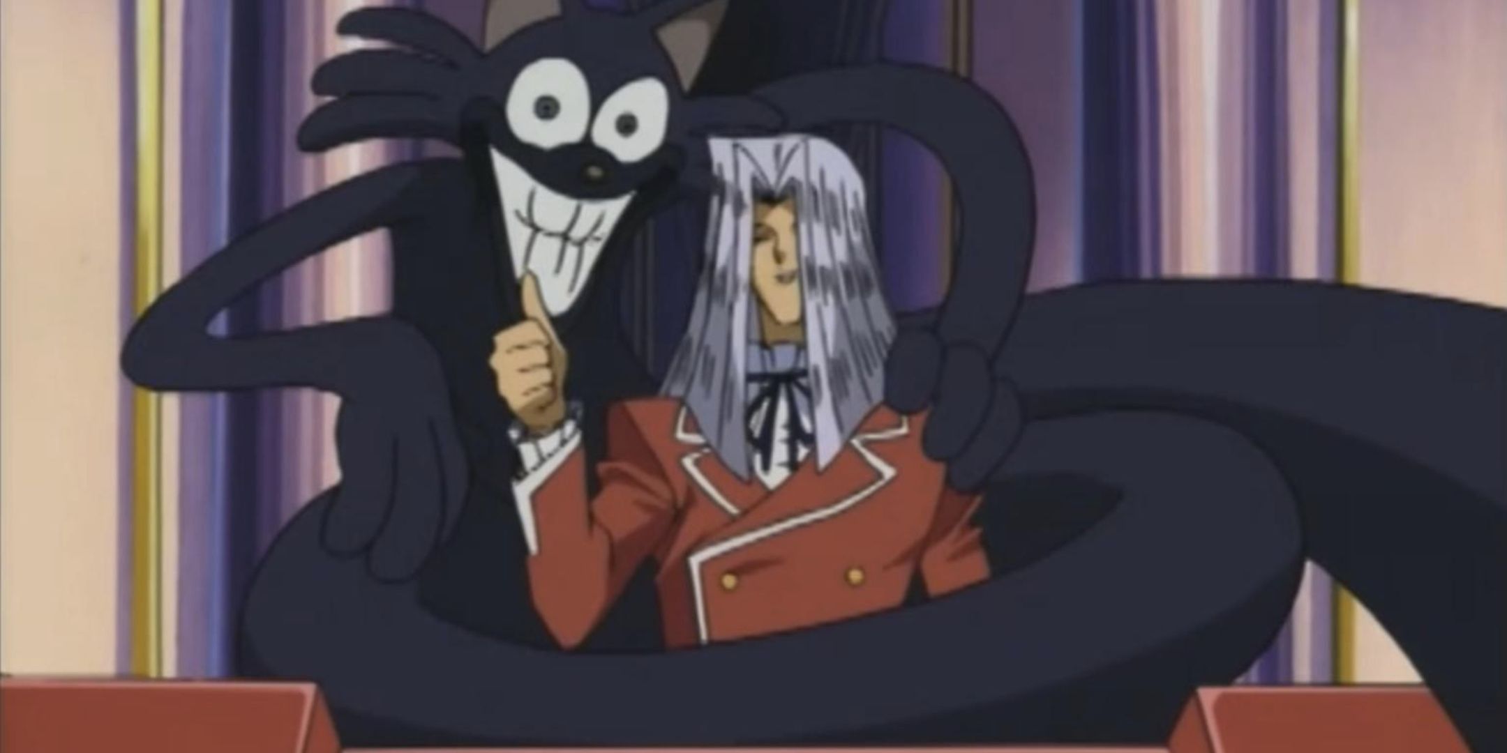 Pegasus and his toon monsters from Yu-Gi-Oh!