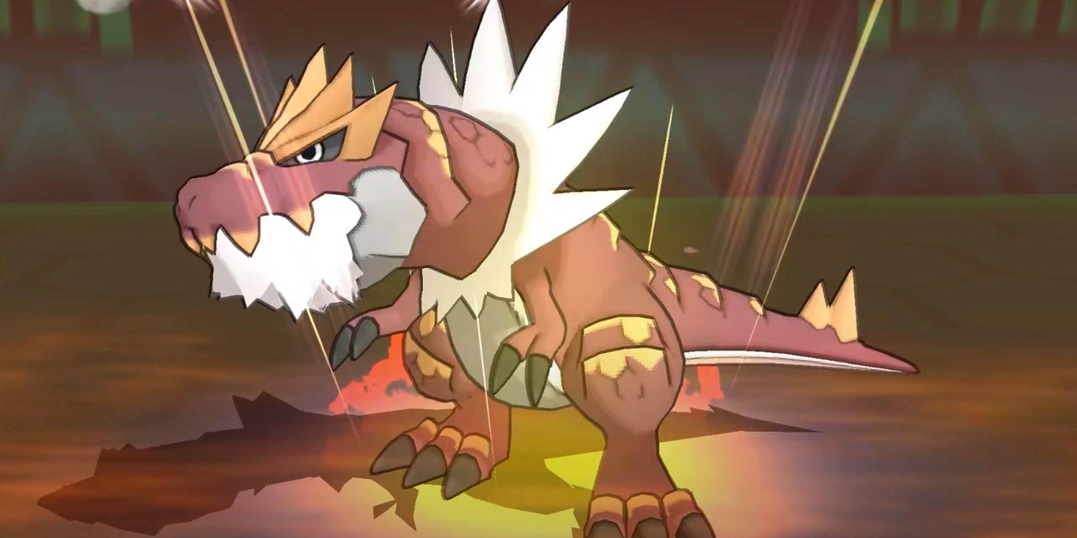 Tyrantrum, the T. Rex Pokémon in Pokémon X and Y.