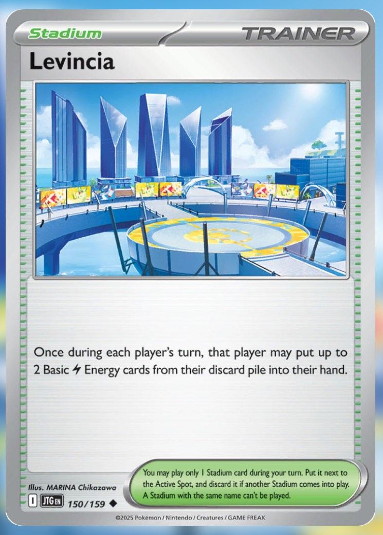 Pokemon TCG Journey Together Set List Levincia 150