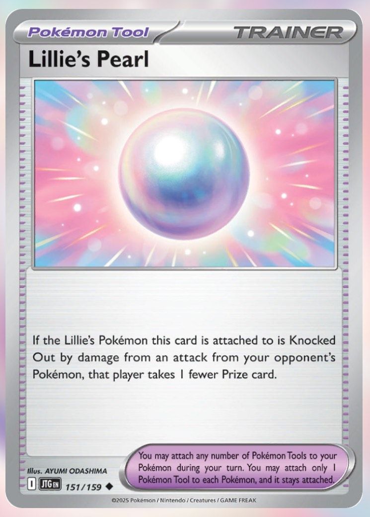 Pokemon TCG Journey Together Set List Lillie's Pearl 151