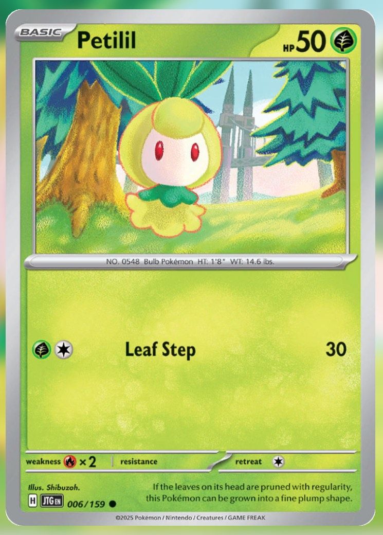 Pokemon TCG Journey Together Set List Petlil 6-1