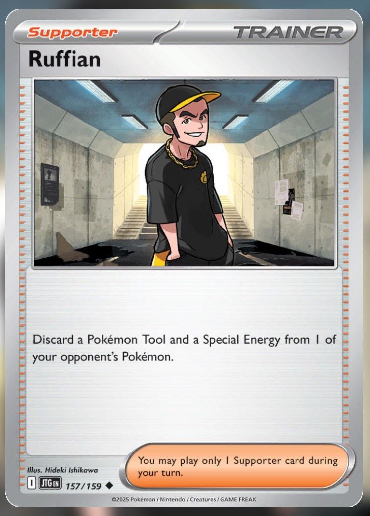 Pokemon TCG Journey Together Set List Ruffian 157