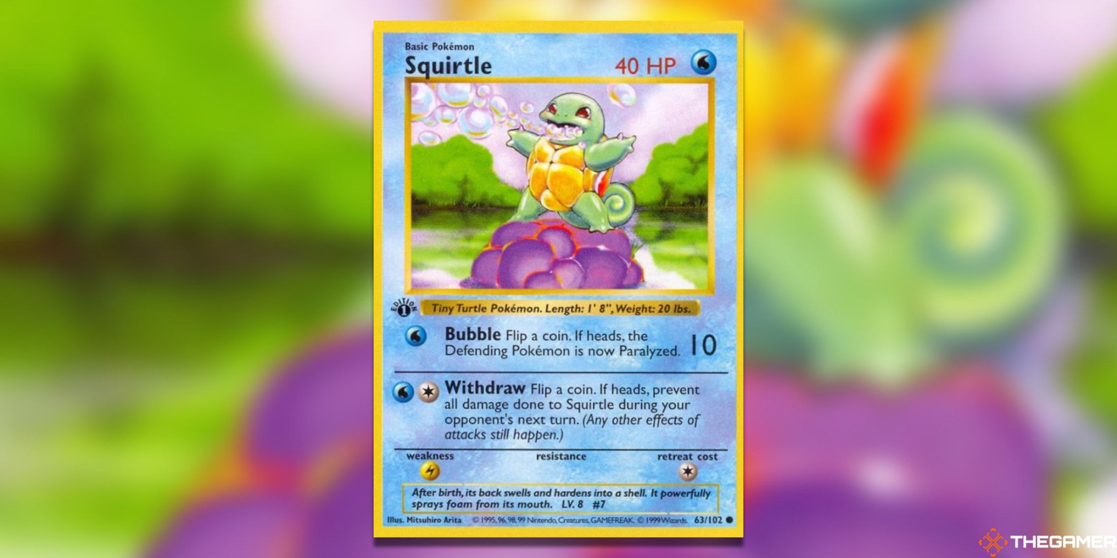 Pokemon TCG Most Valuable Common Cards First Edition Squirtle