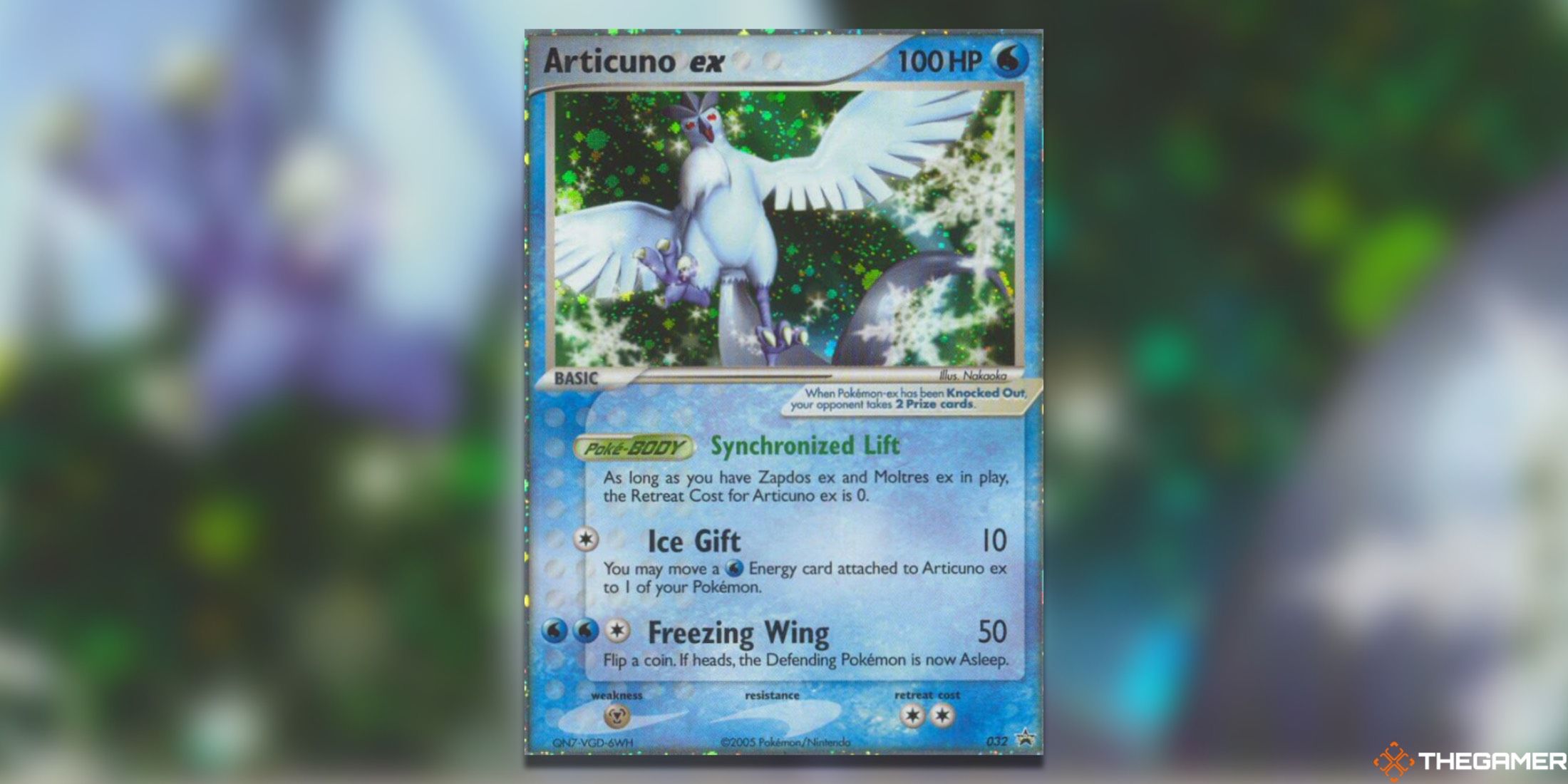 The Nintendo Promos Articuno ex in the Pokemon TCG.