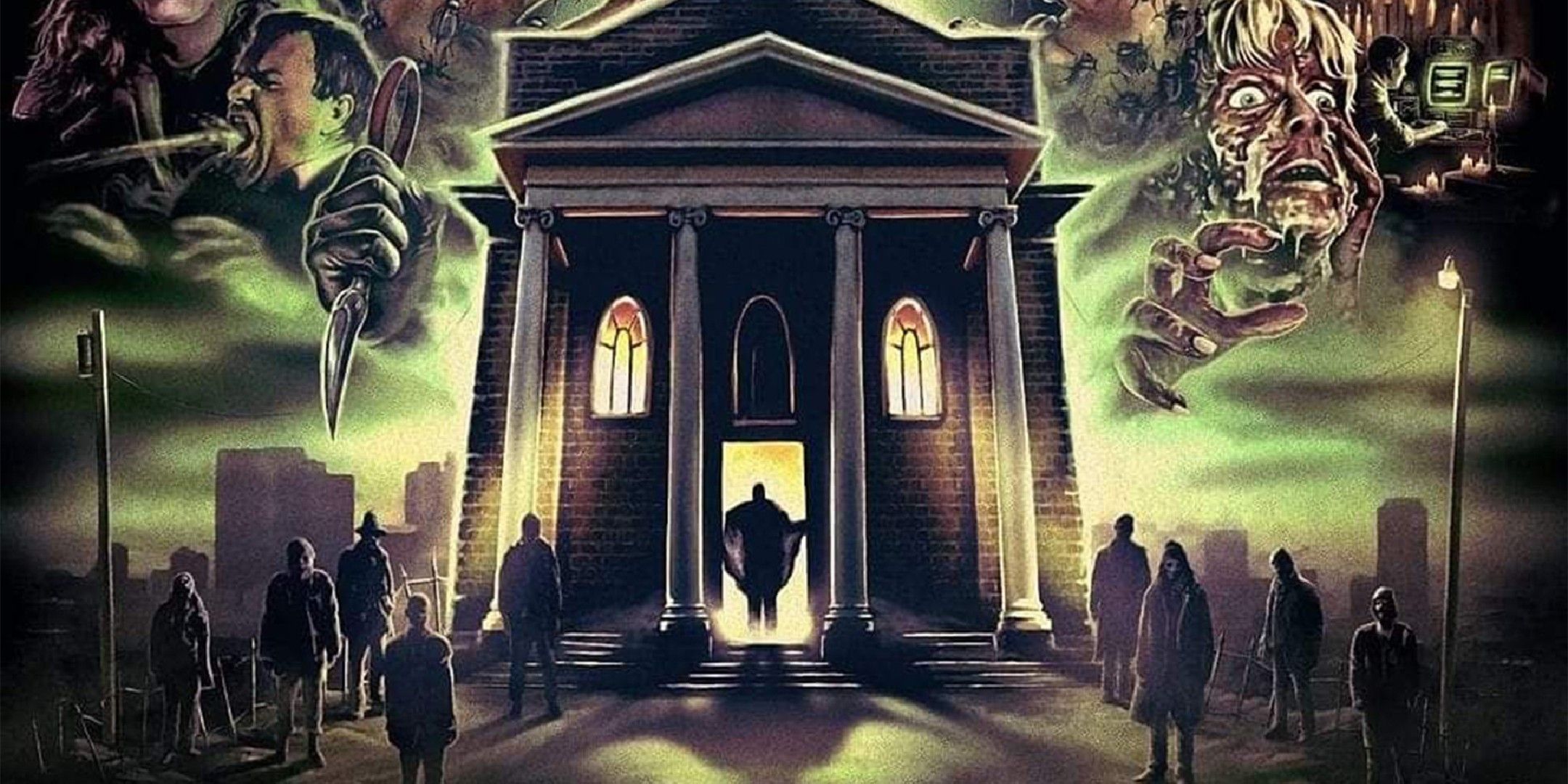 Prince of Darkness key art showing a building.