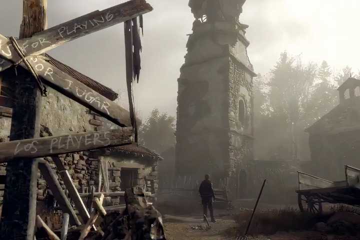 A shot at the end of the Resident Evil 4 Remake that fans think is teasing RE9.