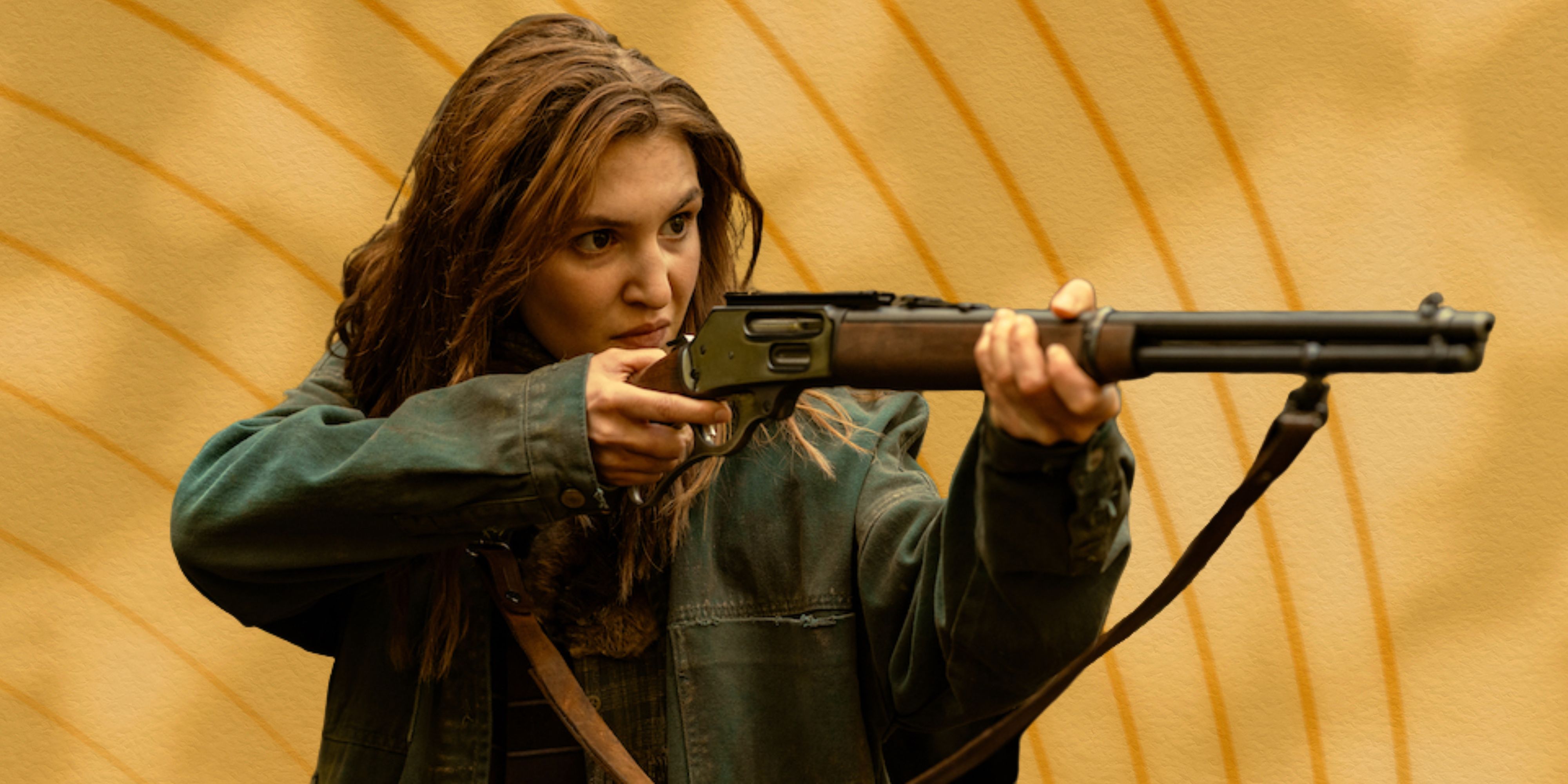 Shauna with a gun in Yellowjackets