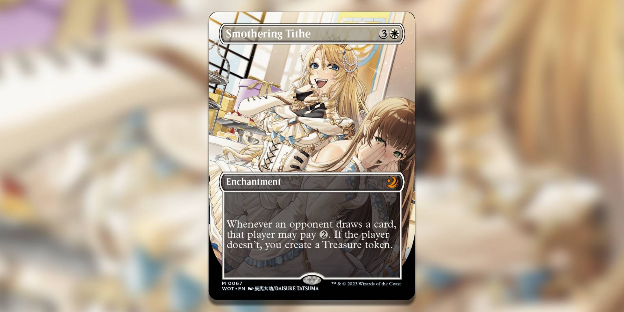 The Magic The Gathering card Smothering Tithe Daisuke Tatsuma.-1