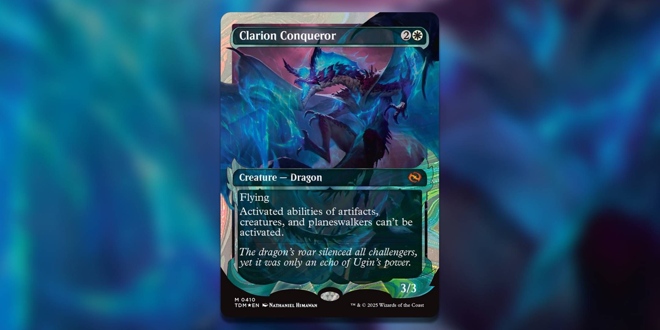 The Magic The Gathering Clarion Conqueror by Nathiniel Himawan.