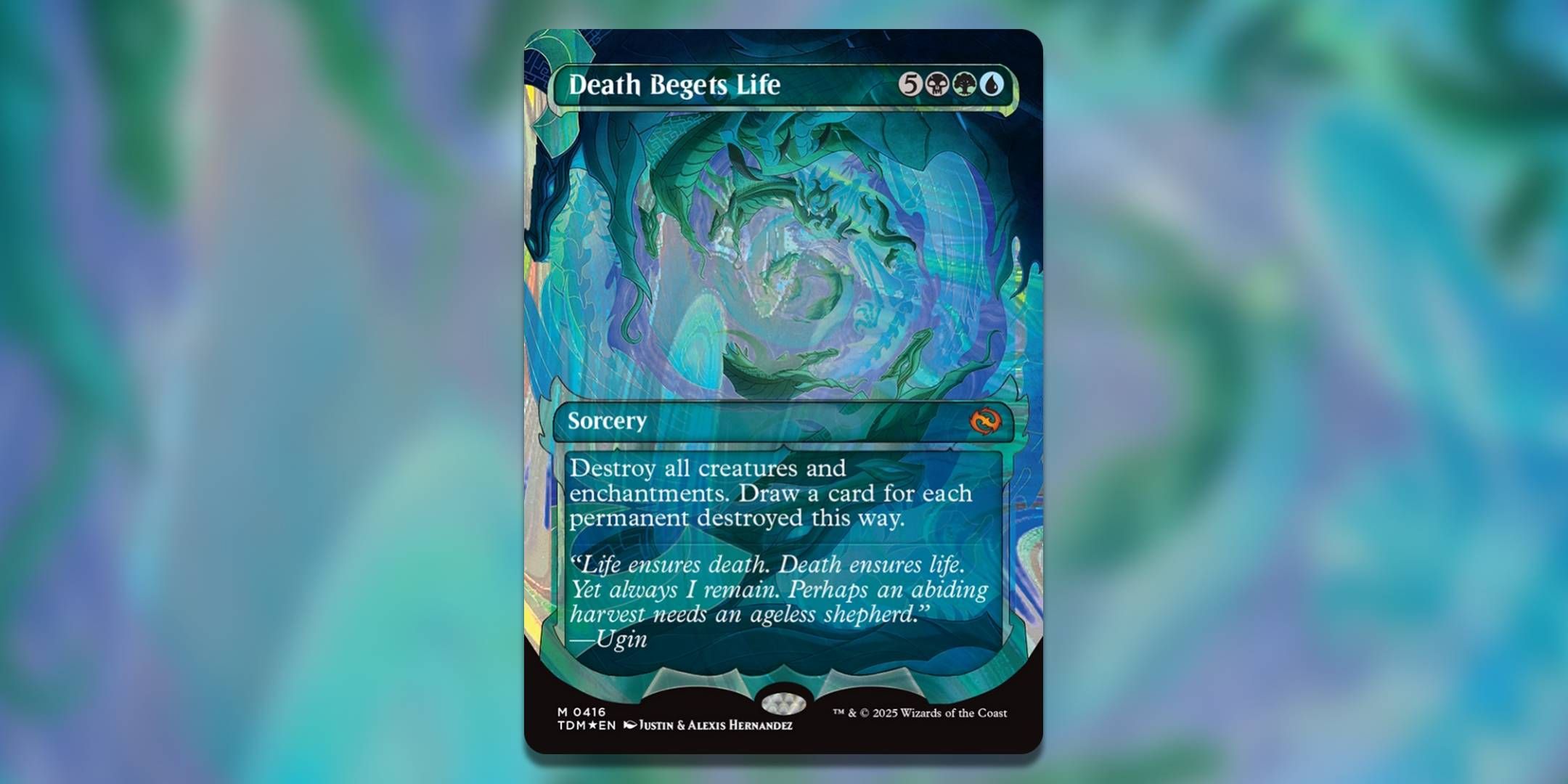 The Magic The Gathering Death Begets Life by Jutin and Alexis Hernandez.