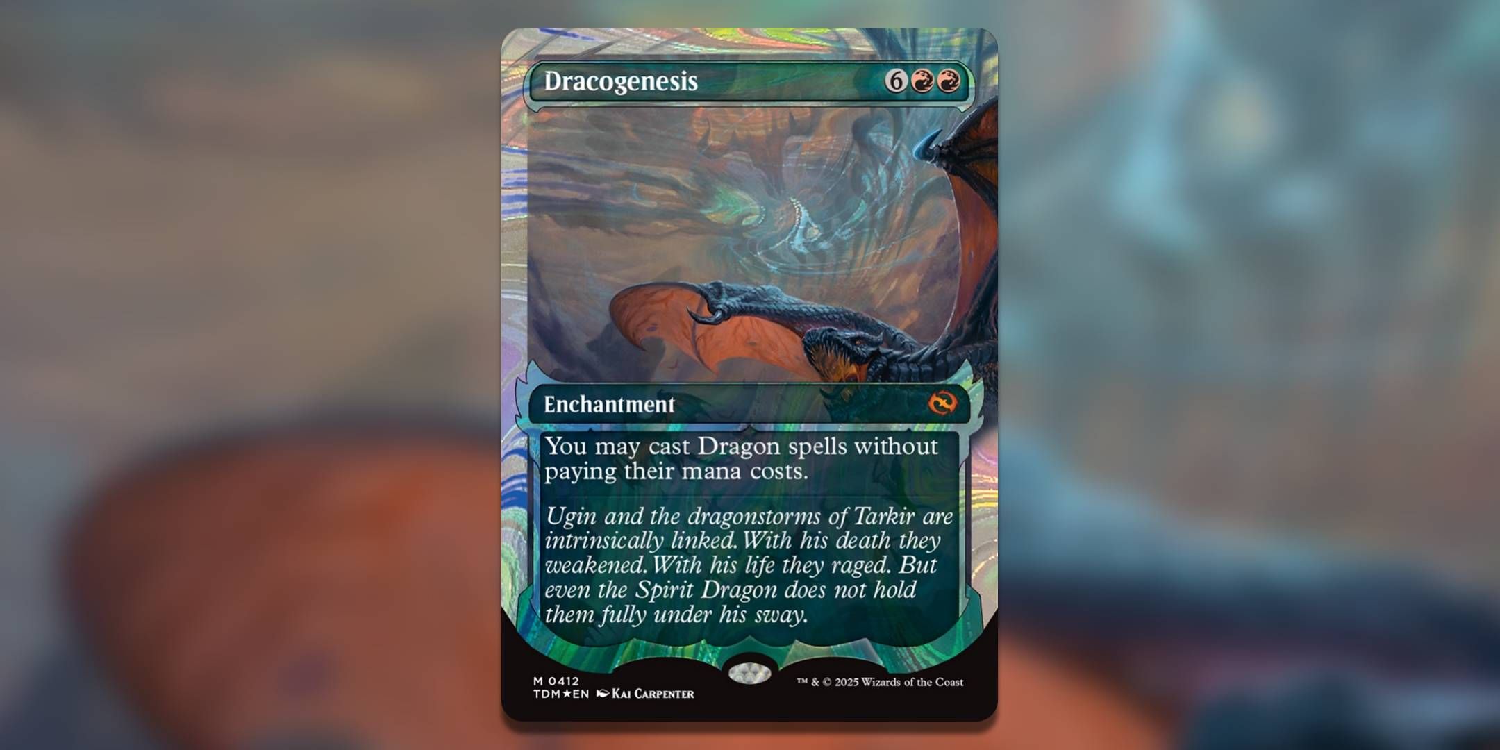 The Magic The Gathering Dracogenesis by Kai Carpenter.