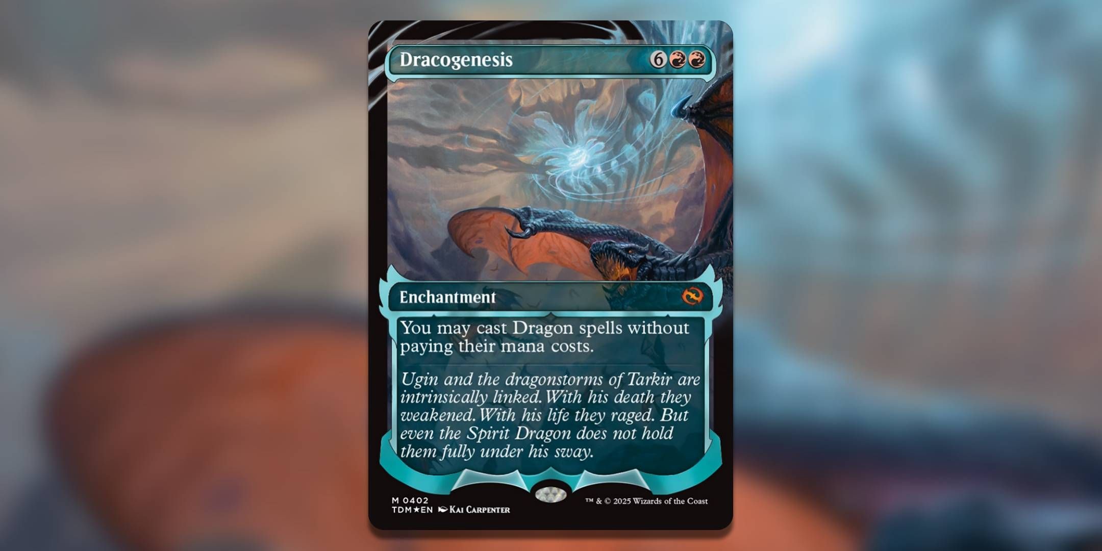 The Magic The Gathering Dracogenesis non foil by Kai Carpenter.