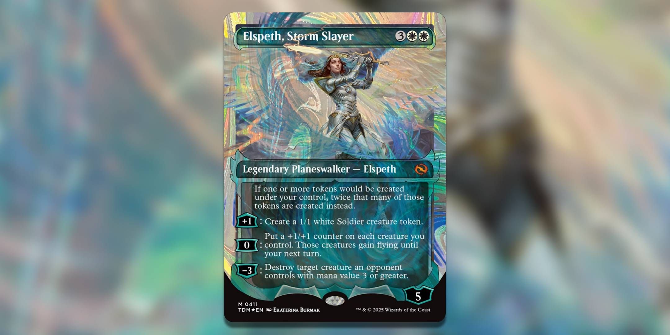 The Magic The Gathering Elspeth Storm Slayer by Ekaterina Burmak