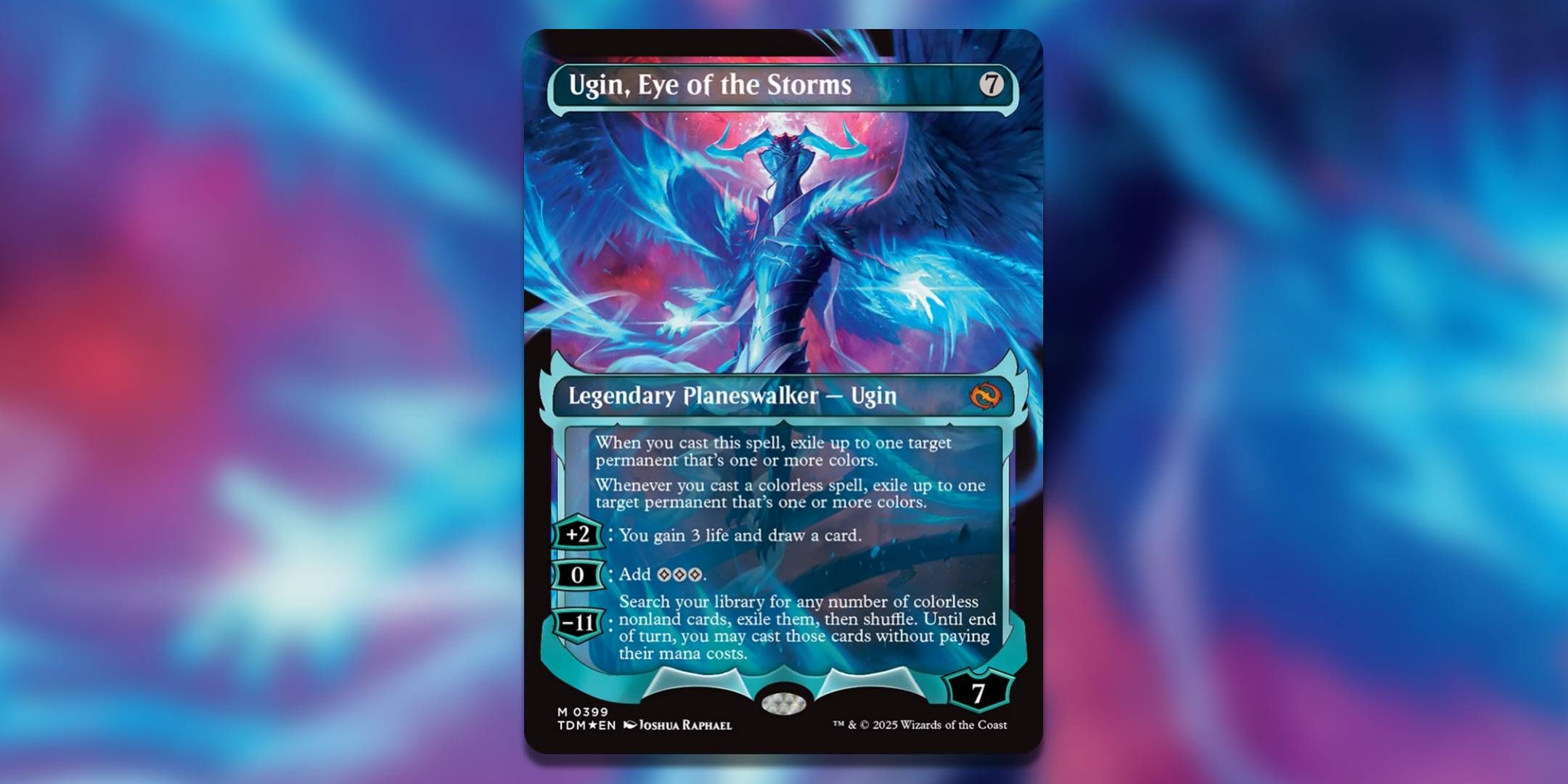 The Magic The Gathering Ugin Eye of the Storms non foil by Joshua Raphael.
