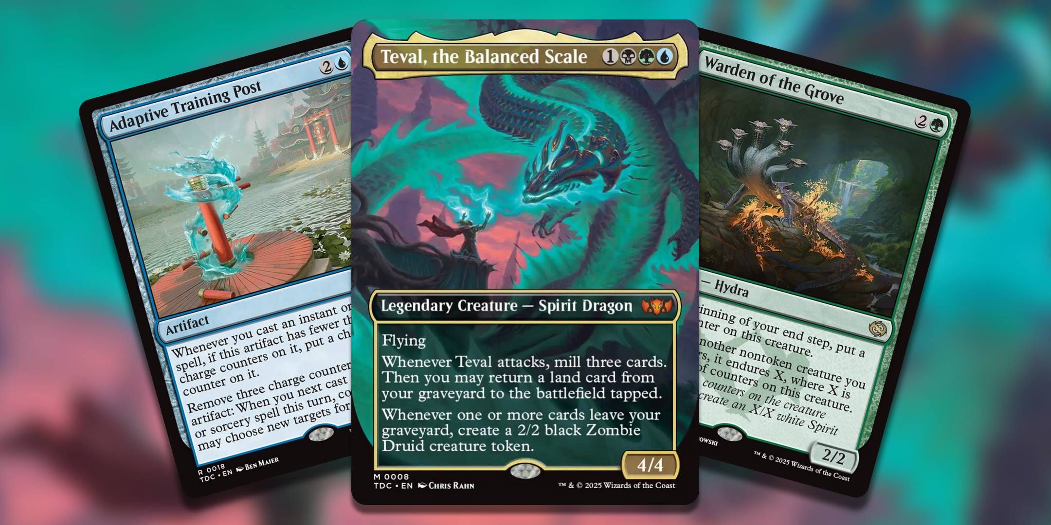 Three combo cards from Tarkir Dragonstorm in Magic The GAthering