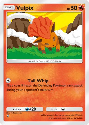 The Vulpix card in Pokemon TCG Pocket.