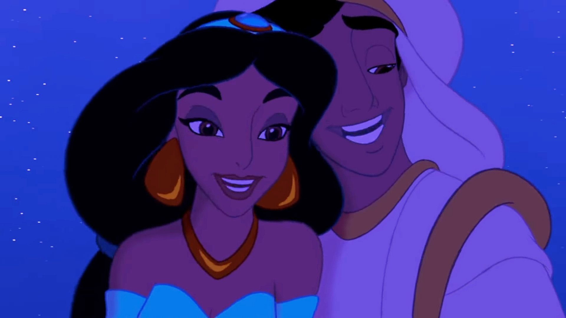 A Whole New World duet scene from ​​​​​​​Aladdin.